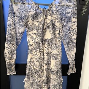 Elegant White Ruched Dress